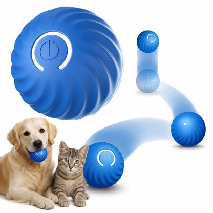 Pelota Interactiva para Perros y Gatos – Movimiento Automático + Carga USB-C