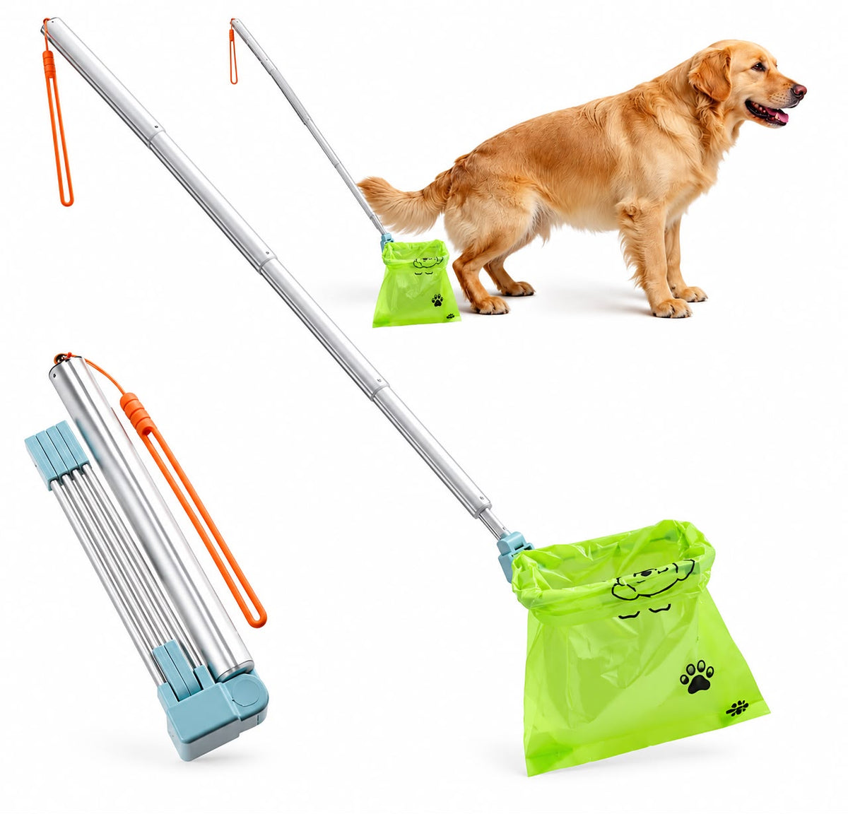 Recogedor Extensible Sin Contacto – Paseos Higiénicos