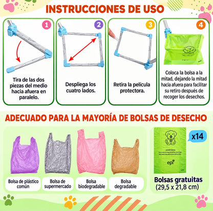 Recogedor Extensible Sin Contacto – Paseos Higiénicos