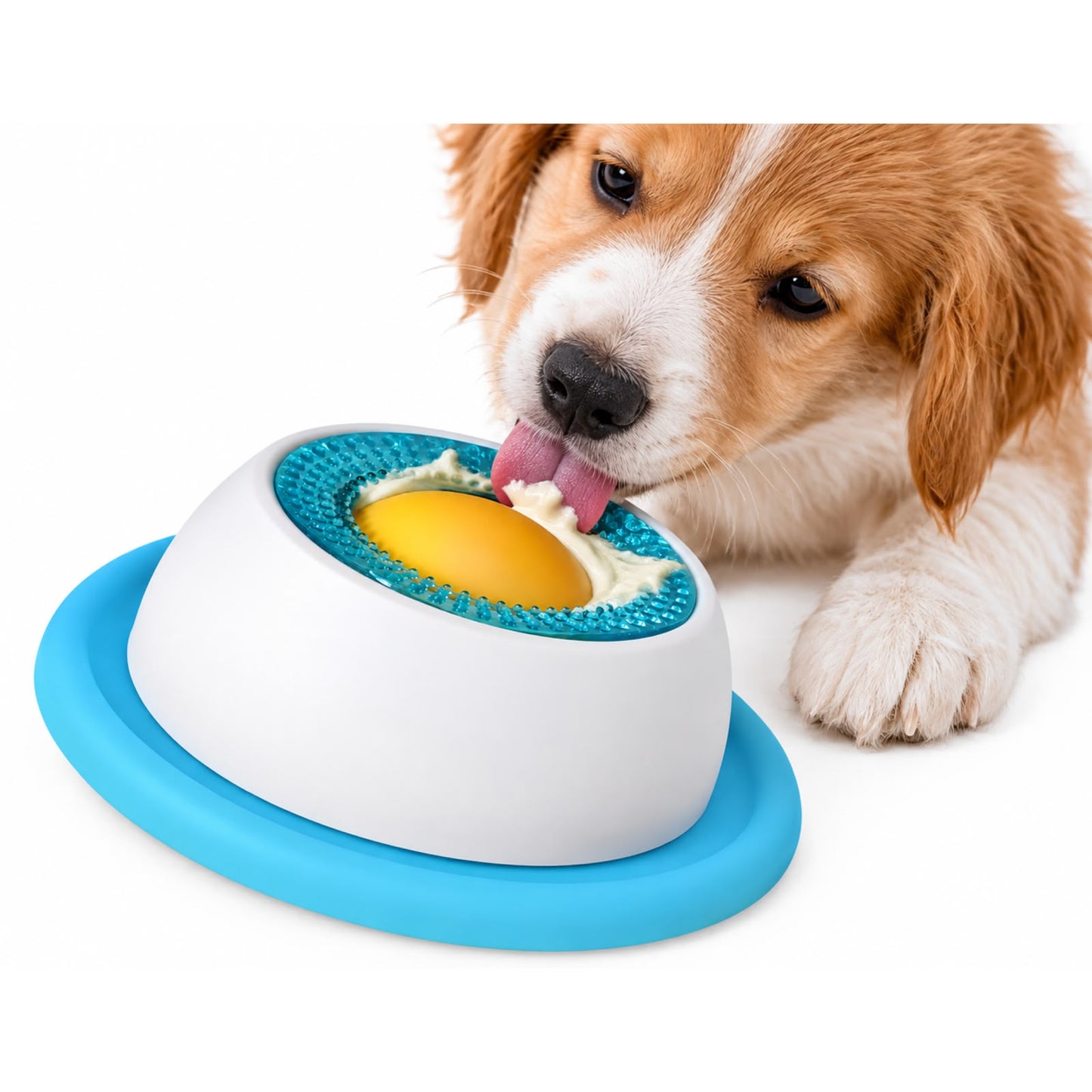 Comedero Antiestrés con Bola Giratoria para Perros y Gatos